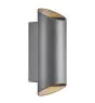 Nordlux Nico Światło Ścienne Aluminium Antracyt Up & Down | IP54 - Nadaje Się Do 2x GU10