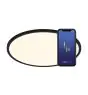Nordlux Oja Smart 42 Lampa sufitowa Metal Czarny 20W 2300lm - 827-865 Przestrajalny Valkoinen | 424mm - Wifi i Niebieskitooth Ściemnianie