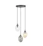 Emibig Lampa Wisząca Astral Stal Czarny | Nadaje Się Do 3x E14 - Max 10W