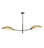 Emibig Lampa sufitowa Lotus Stal Czarny | Nadaje Się Do 2x E14 - Max 10W