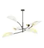 Emibig Lampa sufitowa Lotus Stal Czarny | Nadaje Się Do 6x E14 - Max 10W