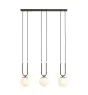 Emibig Lampa Wisząca Glam Stal Czarny | Nadaje Się Do 3x E14 - Max 10W