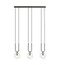 Emibig Lampa Wisząca Glam Stal Czarny | Nadaje Się Do 3x E14 - Max 10W