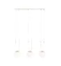 Emibig Lampa Wisząca Glam Stal Valkoinen | Nadaje Się Do 3x E14 - Max 10W