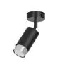 Emibig Lampa sufitowa Hiro Stal Czarny | Nadaje Się Do 1x GU10 - Max 10W
