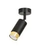 Emibig Lampa sufitowa Hiro Stal Czarny | Nadaje Się Do 1x GU10 - Max 10W