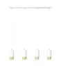 Emibig Lampa Wisząca Fumiko Stal Valkoinen | Nadaje Się Do 4x GU10 - Max 10W