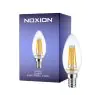 Noxion Lucent LED E14 świeca Włókno Przezroczysty 4.5W 470lm - 827 Bardzo Ciepła Biel | Zamienne 40W