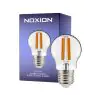 Noxion Lucent Lustre LED E27 Piłka Włókno Przezroczysty 4.5W 470lm - 827 Bardzo Ciepła Biel | Ściemnianie - Zamienne 40W