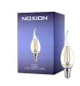 Noxion Lucent LED E14 świeczka z wydłużonym czubkiem świeca Włókno Przezroczysty 2.5W 250lm - 827 Bardzo Ciepła Biel | Zamienne 25W