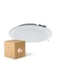 Opakowanie 6x Opakowanie 6x LED Downlight Pan 18W 1440lm 840 Zimna Biel | 177mm - Aukko 150mm