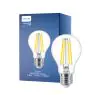 Philips MASTER Value LED Żarówka E27 Gruszka Przezroczysty 7.8W 1055lm - 927 Bardzo Ciepła Biel | Najlepsze renderowanie kolorów - Ściemnianie - Zamienne 75W