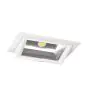 LED Downlight Wallwasher Wally Maxi Valkoinen 46W 6400lm 70x75D - 840 Zimna Biel - 238x145mm