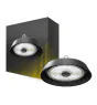 Bright Choice LED Highbay Stal Czarny 150W 25500lm 90D - 757 Zimna Biel | IP65 - Z Czujnik ruchu i Światła 