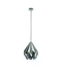 Eglo Lampa Wisząca Carlton 1 Stal Szary | IP20 - Nadaje Się Do 1x E27 