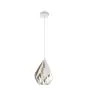 Eglo Lampa Wisząca Carlton 1 Stal Valkoinen Złoty | IP20 - Nadaje Się Do 1x E27 