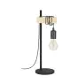 Eglo Lampa Stołowa Townshend Stal Drewno Czarny Brązowy | IP20 - Nadaje Się Do 1x E27 