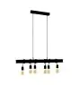Eglo Lampa Wisząca Townshend 6 Stal Czarny | IP20 - Nadaje Się Do 6x E27 