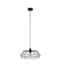 Eglo Lampa Wisząca Carlton 2 Stal Czarny | IP20 - Nadaje Się Do 1x E27 