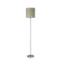Eglo Lampa podłogowa Pasteri Stal Satynowy Nikiel Taupe | IP20 - Nadaje Się Do 1x E27 