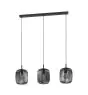Eglo Lampa Wisząca Romazzina Stal Czarny | IP20 - Nadaje Się Do 3x E27 