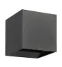 Eglo Światło Ścienne Calpi 3 Aluminium Antracyt Up & Down 2.8W 420lm - 830 Ciepła Biel | IP54