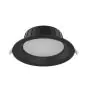 Noxion LED Downlight Hera Średni Wpuszczany Czarny 15W 1500lm 80D - 827-830-840 CCT | 176mm - Aukko 150mm