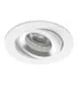 Noxion Wpuszczany Spot Drome MR16 uchylny Valkoinen | Aukko 69mm - GU10 Trzonek
