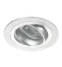 Noxion Wpuszczany Spot Logic MR16 uchylny Aluminium | Aukko 80mm - GU10 Trzonek