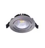 Noxion LED Uchylny Slim Spot Srebro Okrągła 6W 550lm 60D - 927 Bardzo Ciepła Biel | 85mm - IP54 - Ściemnianie - Najlepsze Renderowanie Kolorów
