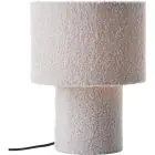 Brilliant Lampa Stołowa Teddy Metal Tekstyl Szary | 230mm - Nadaje Się Do 1x E27