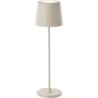 Brilliant Lampa Stołowa Kaami Metal Plastikowy Beige 2W 310lm - 830 Ciepła Biel | 100mm - IP44 - Zewnętrzna - Ściemnianie 
