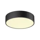 SLV Medo Pro 30 Ściana i Lampa sufitowa Aluminium Czarny Okrągła 10W 1250lm - 930-940 CCT | IP50 - Najlepsze Renderowanie Kolorów - Ściemnianie 