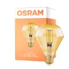 Osram Vintage 1906 LED E27 Gruszka Włókno Złoty 4.5W 420lm - 825 Bardzo Ciepła Biel | Zamienne 40W