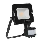 Ledvance LED Iluminacja Kompaktowy Czarny 10W 900lm 100D - 830 Ciepła Biel | IP65 - Symetryczny - Czujnik ruchu i światła