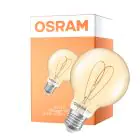 Osram Vintage 1906 LED E27 Globe Włókno Złoty 4.9W 470lm - 927 Bardzo Ciepła Biel | Najlepsze Renderowanie Kolorów - Ściemnianie - Zamienne 40W