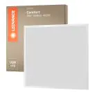 Ledvance LED Panel Comfort Aluminium Valkoinen 28W 3640lm - 840 Zimna Biel | 60x60cm - UGR < 19