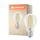 Ledvance Włókno LED E27 Gruszka Przezroczysty 5W 1055lm - 830 Ciepła Biel | Zamienne 75W