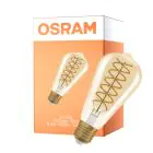 Osram Vintage 1906 LED E27 Edison Włókno Złoty 8.8W 806lm - 824 Bardzo Ciepła Biel | Ściemnianie - Zamienne 60W