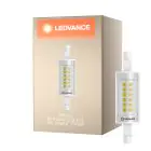 Ledvance Slim Line LED R7s 78mm Przezroczysty 7W 806lm - 827 Bardzo Ciepła Biel | Zamienne 60W