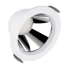 Ledvance LED Downlight Comfort Aluminium Valkoinen 13W 1430lm 55D - 930-940 CCT | 116mm - Aukko 100mm - IP44 - Najlepsze Renderowanie Kolorów - UGR