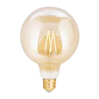 WiZ Smart LED E27 Globe Włókno Bursztyn 125mm 6.5W 720lm - 820-845 Przestrajalny Valkoinen | Ściemnianie - Zamienne 50W
