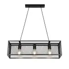 D'Lite Lampa Wisząca Merkem Matowy Czarny | Nadaje Się Do 3x E27