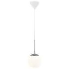Nordlux Café Lampa Wisząca Szkło Valkoinen | Nadaje Się Do E27