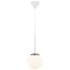 Nordlux Café Lampa Wisząca Szkło Valkoinen | Nadaje Się Do E27