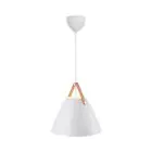 DFTP by Nordlux Lampa Wisząca Strap 36 Valkoinen - Metal | E27 Max 40W
