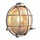 Nordlux Polperro Światło Ścienne Szkło Satynowy Nikiel | 195mm - IP64 - Nadaje Się Do E27
