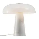 DFTP by Nordlux Lampa Stołowa Glossy Marmur i Szkło Valkoinen | 320mm - Nadaje Się Do 1x E27