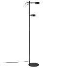 Nordlux Clyde Lampa podłogowa Metal Czarny 8W 350lm - 827 Bardzo Ciepła Biel | 3-Stopniowy Ściemnianie