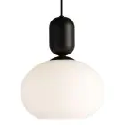 Nordlux Notti 20 Lampa Wisząca Szkło Czarny | Nadaje Się Do 1x E27